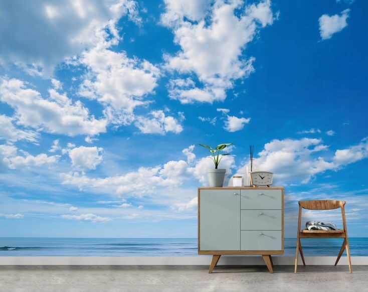 Fototapete: Zilie mākoņi